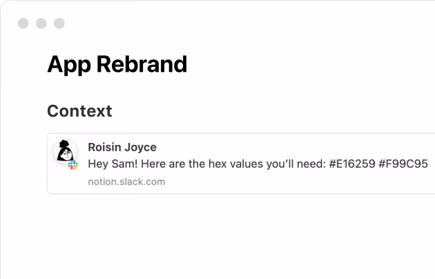 Intégration de Slack