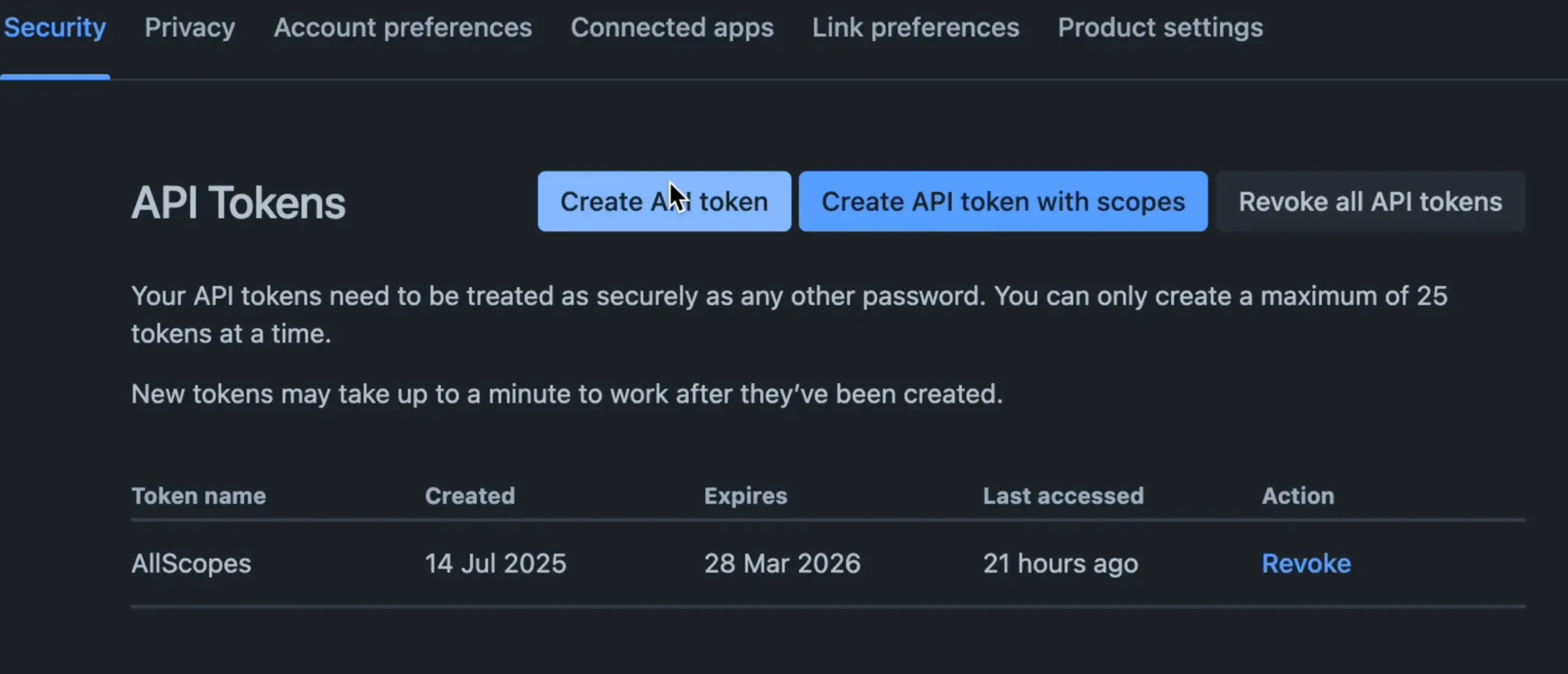 aide : créer un jeton d’API Jira
