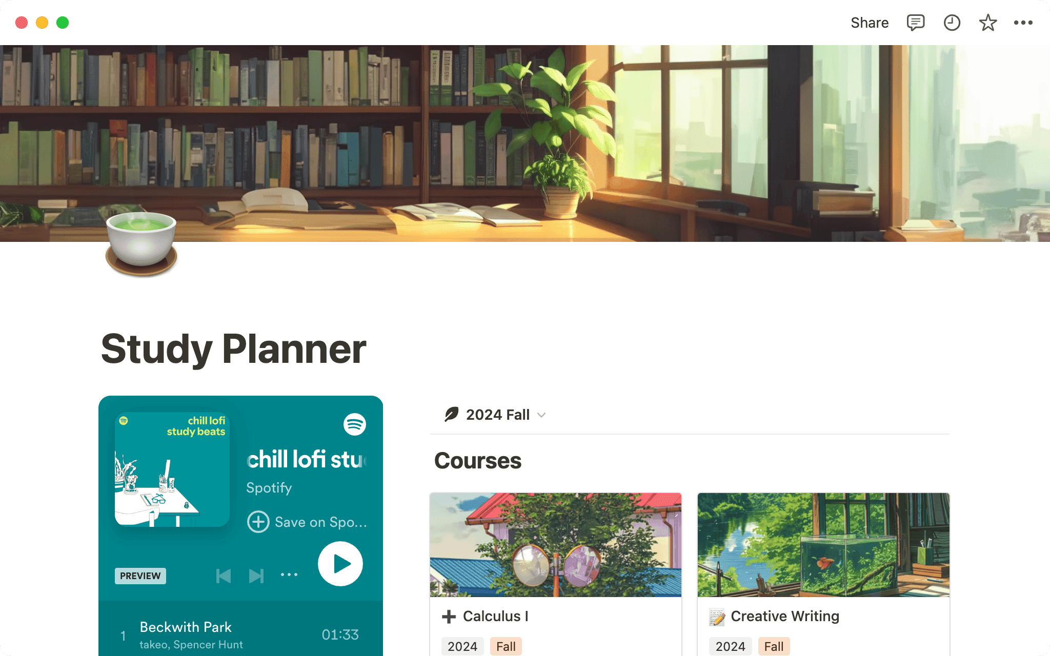 Giữ mọi thứ ngăn nắp với một không gian trung tâm cho các việc cần làm và hoạt động của bạn.