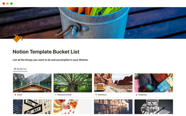 Bucket List