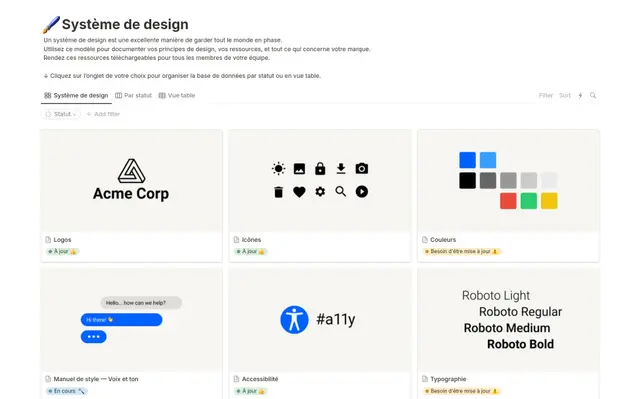Système de Design